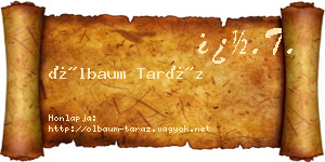 Ölbaum Taráz névjegykártya